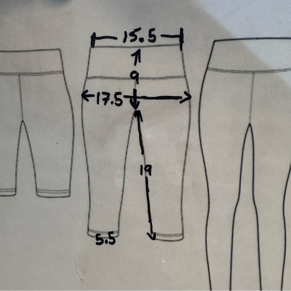 Lululemon Beach Runner Crop 19” Low Rise Pockets Black & Very Green size 10 - Picture 12 of 12